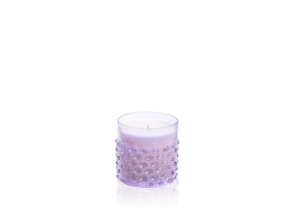 Lilac Hobnail Candle