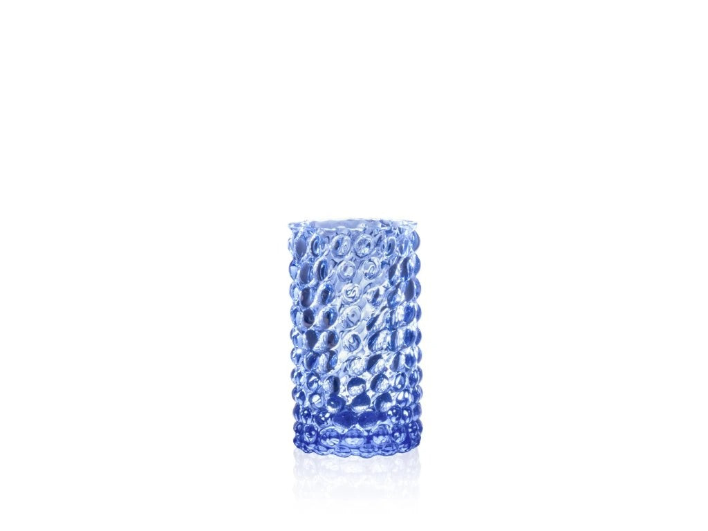 Light Blue Hobnail Bud Vase