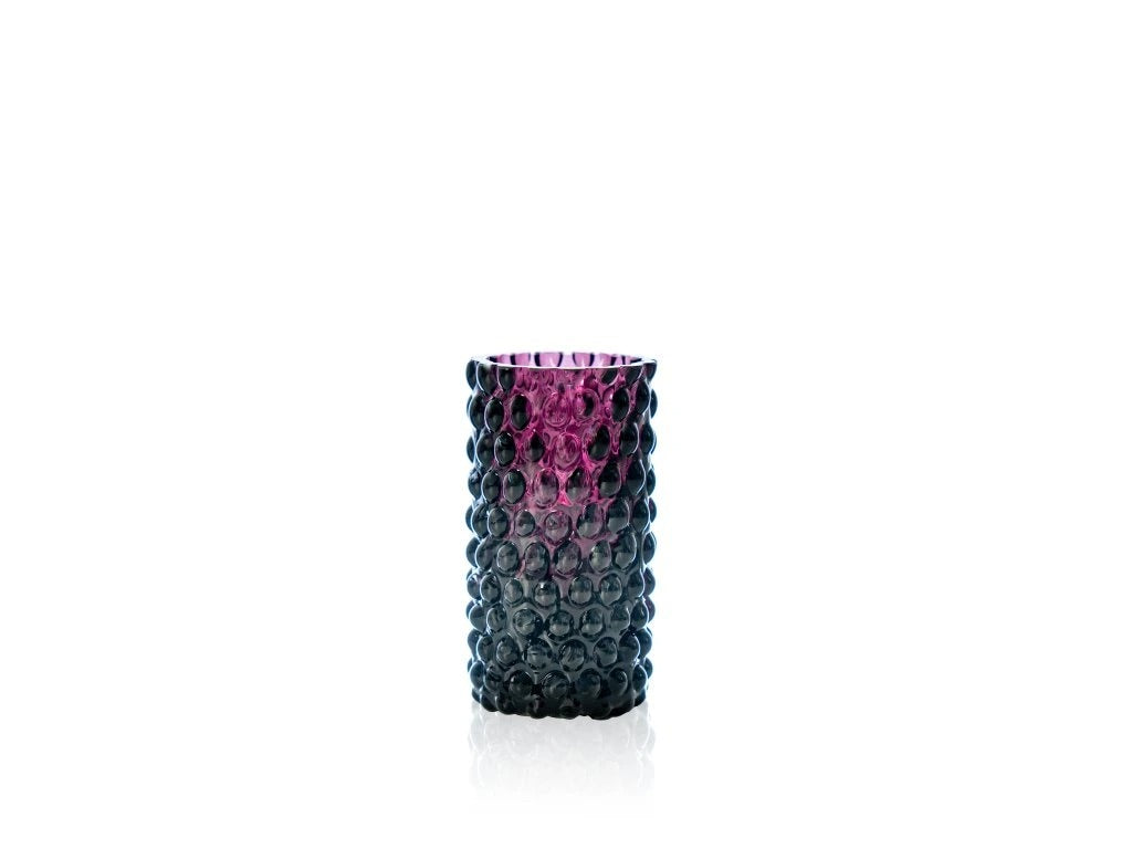 Violet Hobnail Bud Vase