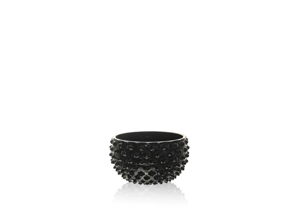 Black Hobnail Small Bowl