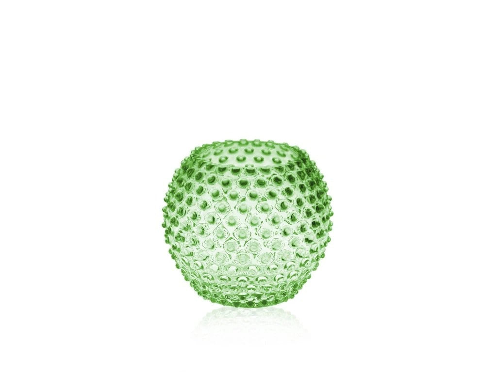 Light Green Hobnail Round Vase