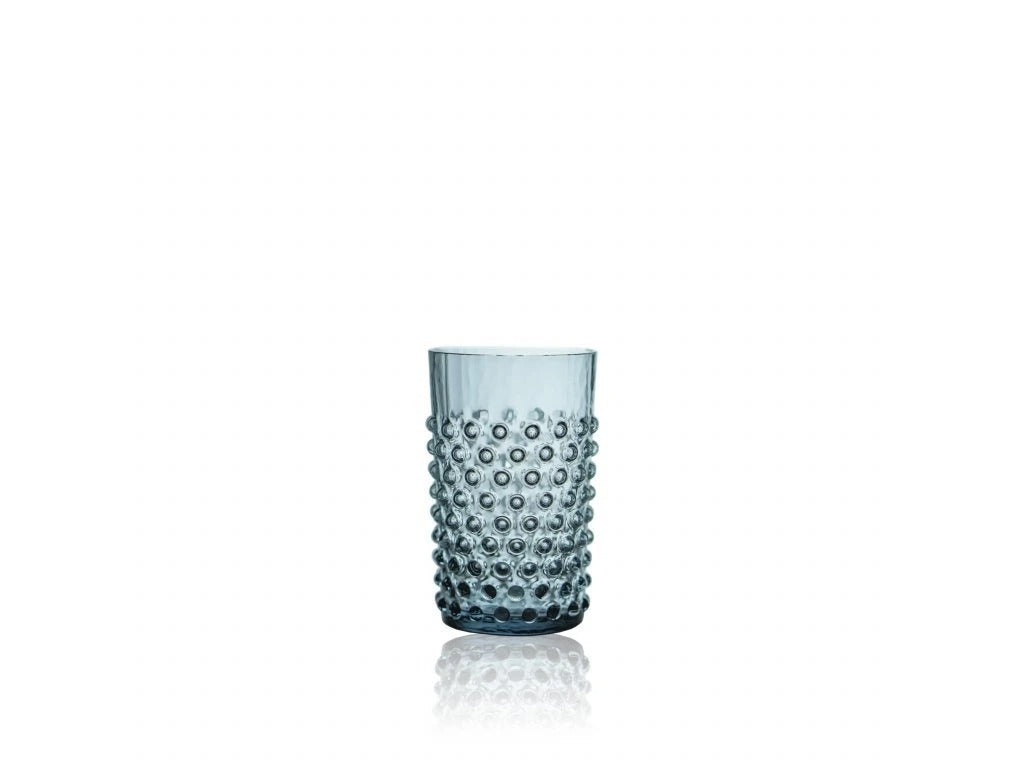 misty blue hobnail tumblers