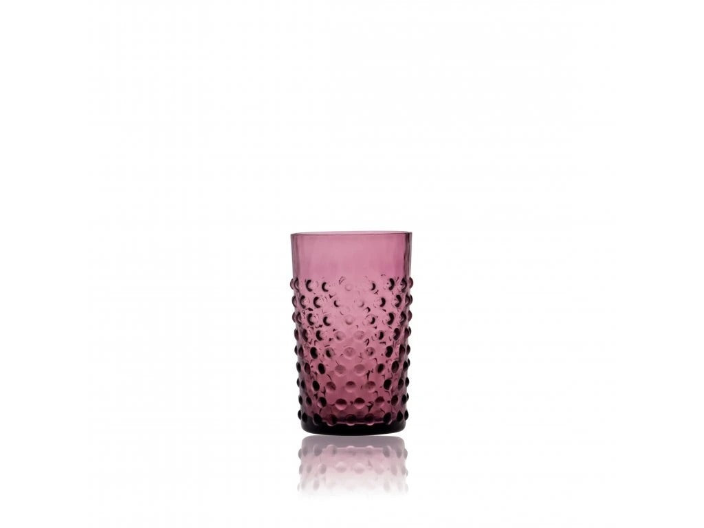 Violet Hobnail Tumblers