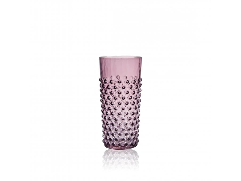 Underlay Violet Hobnail Tumblers Large