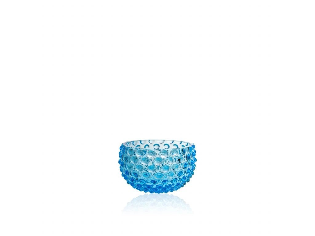 Azure Hobnail Small Bowl