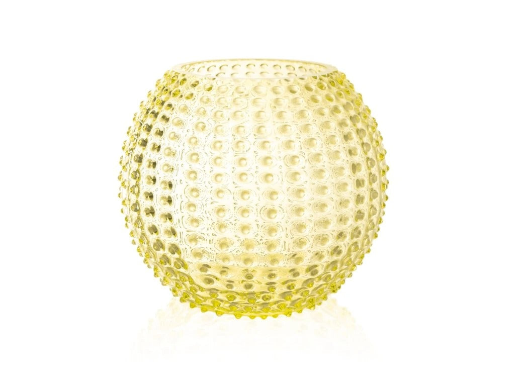 Citrine Hobnail Vase Large