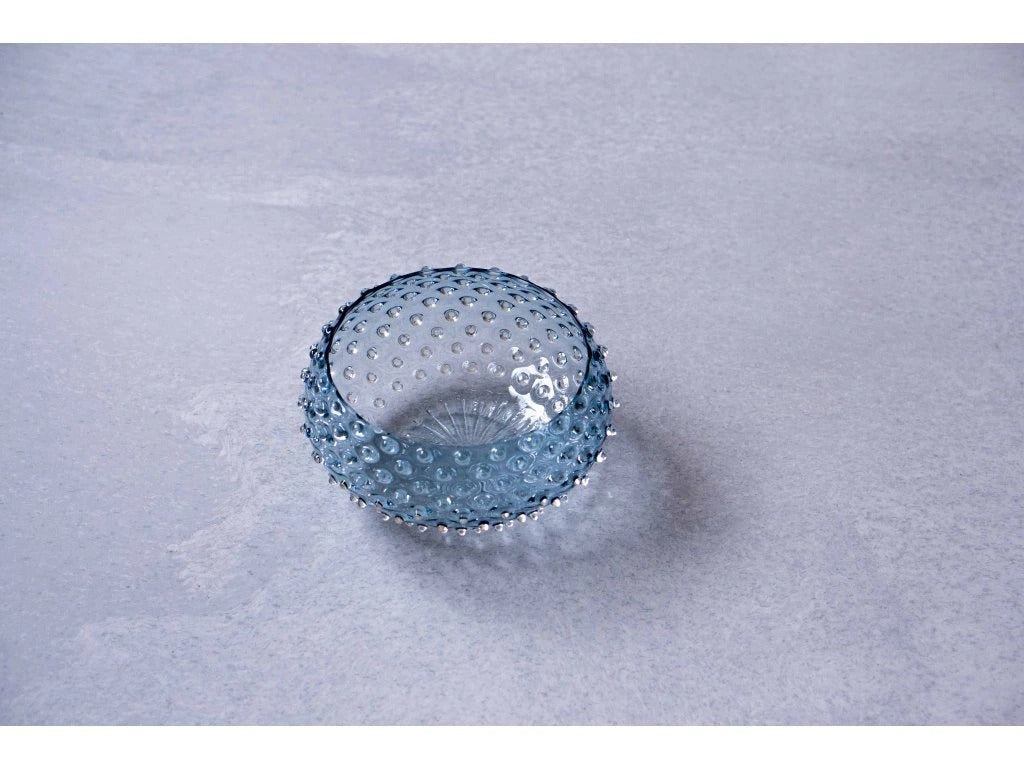 Underlay Blue Smoke Hobnail Large Bowl