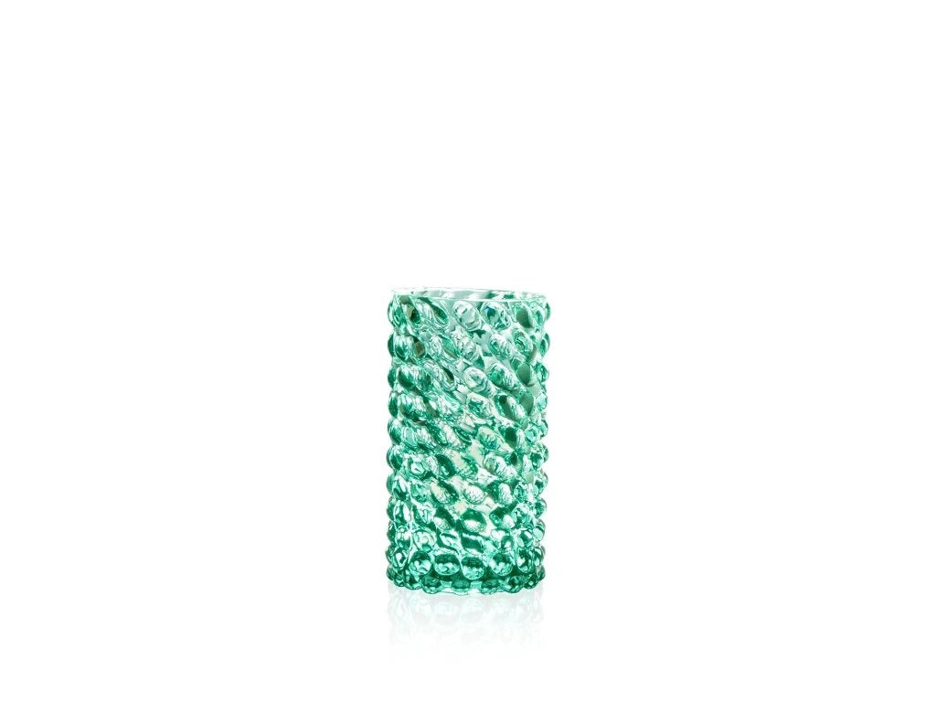 Beryl Hobnail Bud Vase