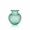 Beryl Hobnail Collar Vase