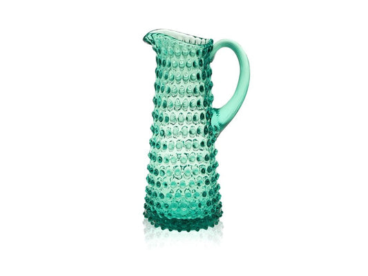 Beryl Hobnail Jug Tall