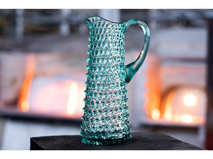 Beryl Hobnail Jug Tall