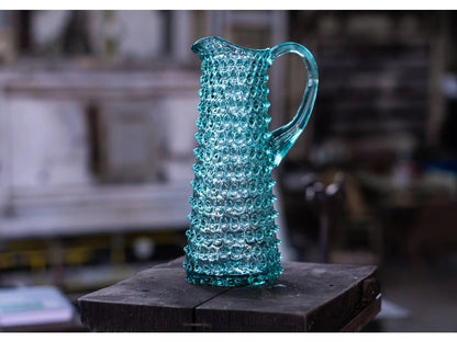 Beryl Hobnail Jug Tall
