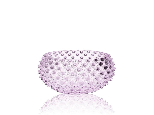 Lilac Hobnail Large Bowl
