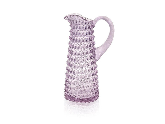Lilac Hobnail Jug Tall