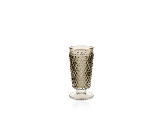 Underlay Black Smoke Hobnail Goblet
