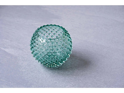 Beryl Hobnail Round Vase