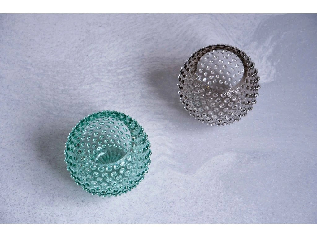 Beryl Hobnail Round Vase