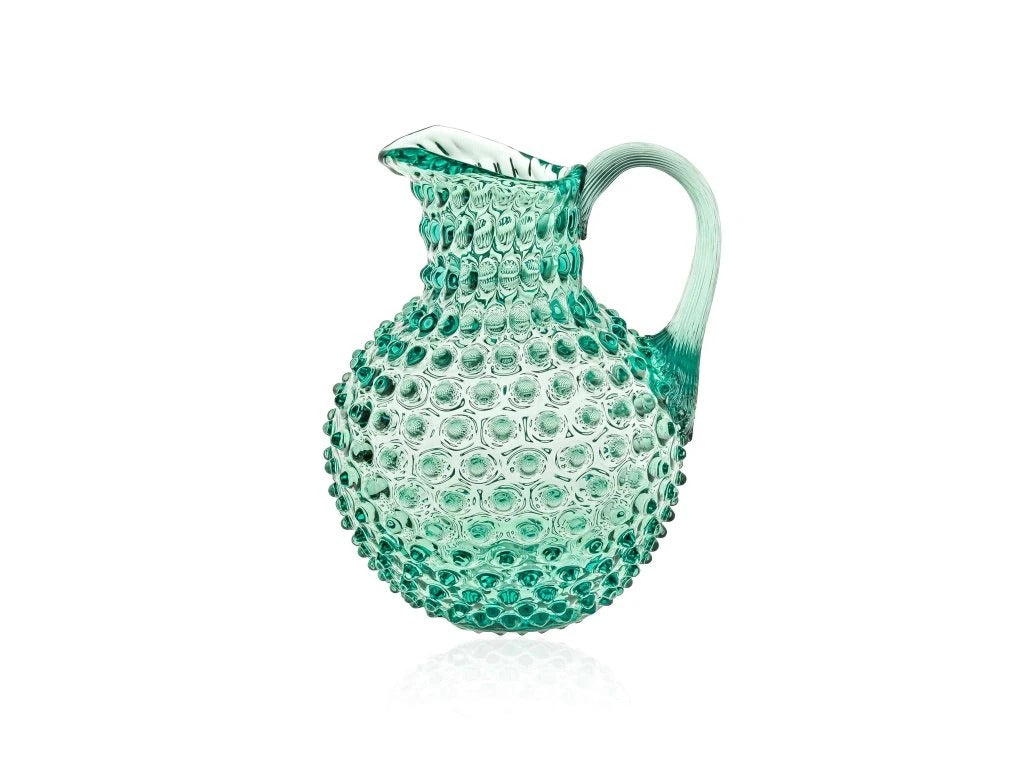 Beryl Hobnail Large Jug