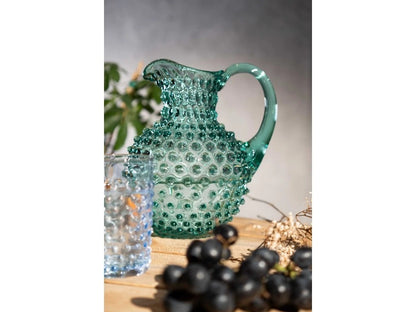 Beryl Hobnail Large Jug