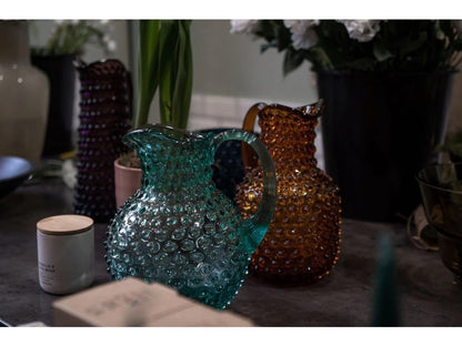 Beryl Hobnail Large Jug