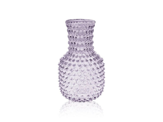Lilac Hobnail Carafe