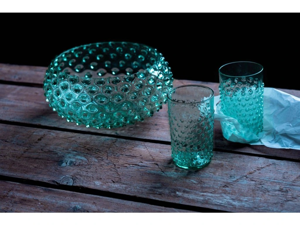 Beryl Hobnail Large Bowl