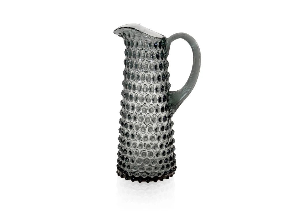 Grey Smoke Hobnail Jug