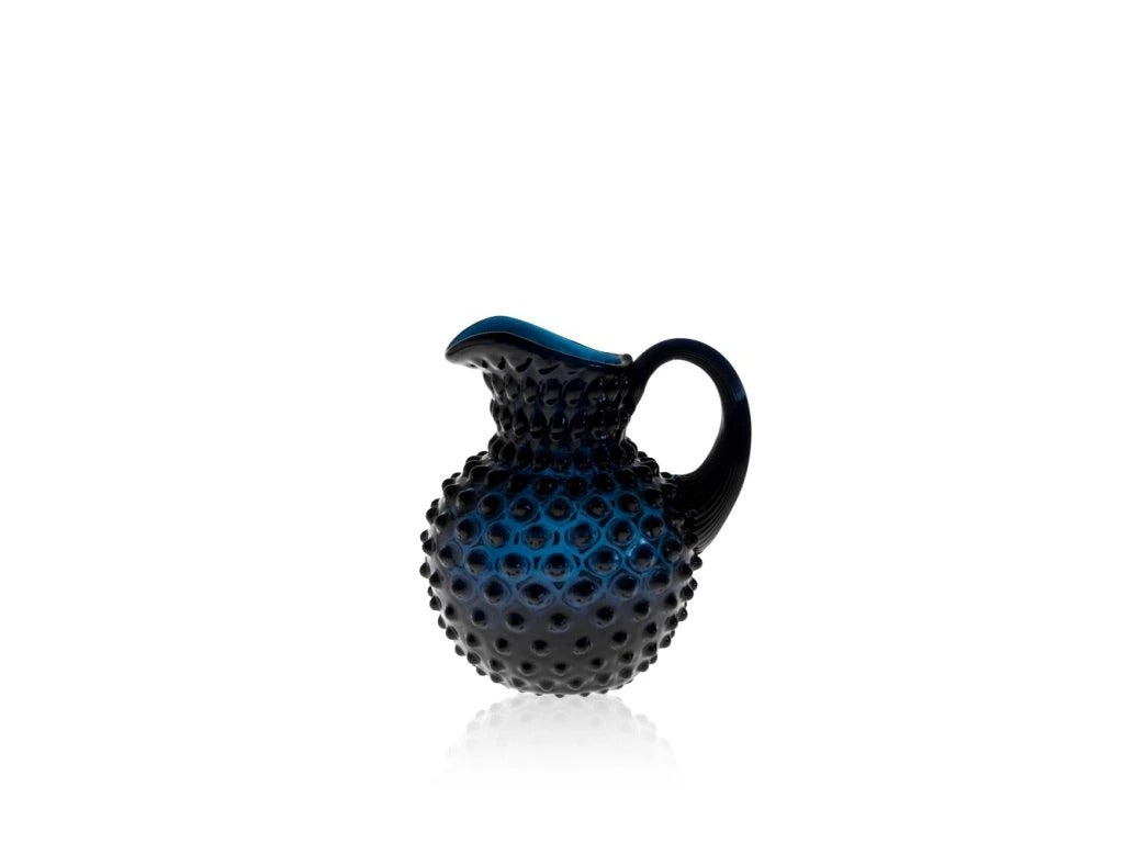 Royal Blue Hobnail Jug