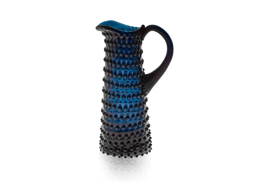 Royal Blue Hobnail - Pitcher- tall