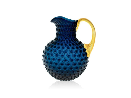 Royal Blue Hobnail Large Jug