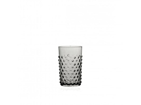 Grey Smoke Hobnail Tumblers