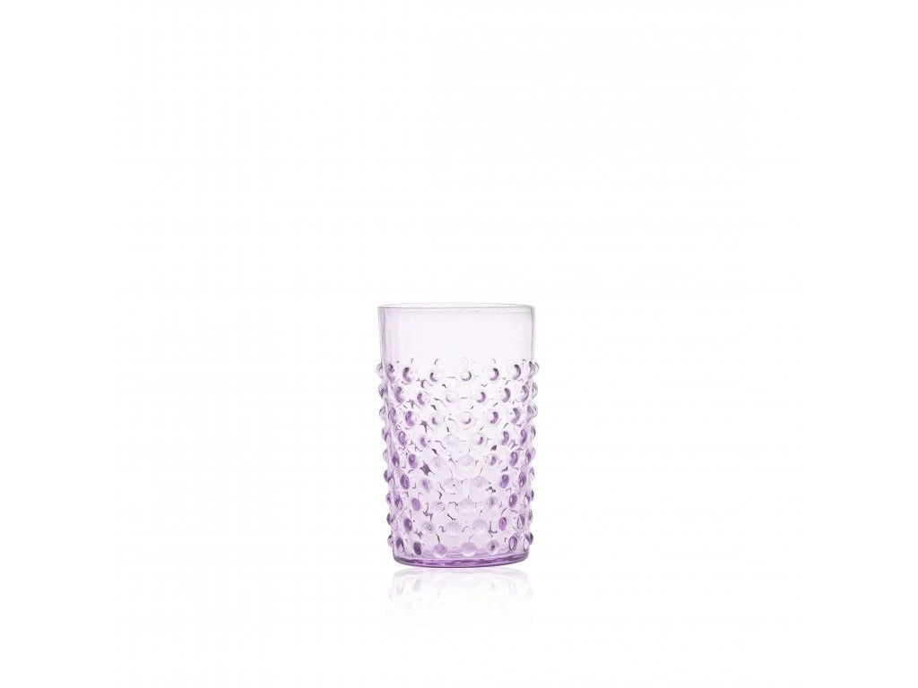 Lilac Hobnail Tumblers