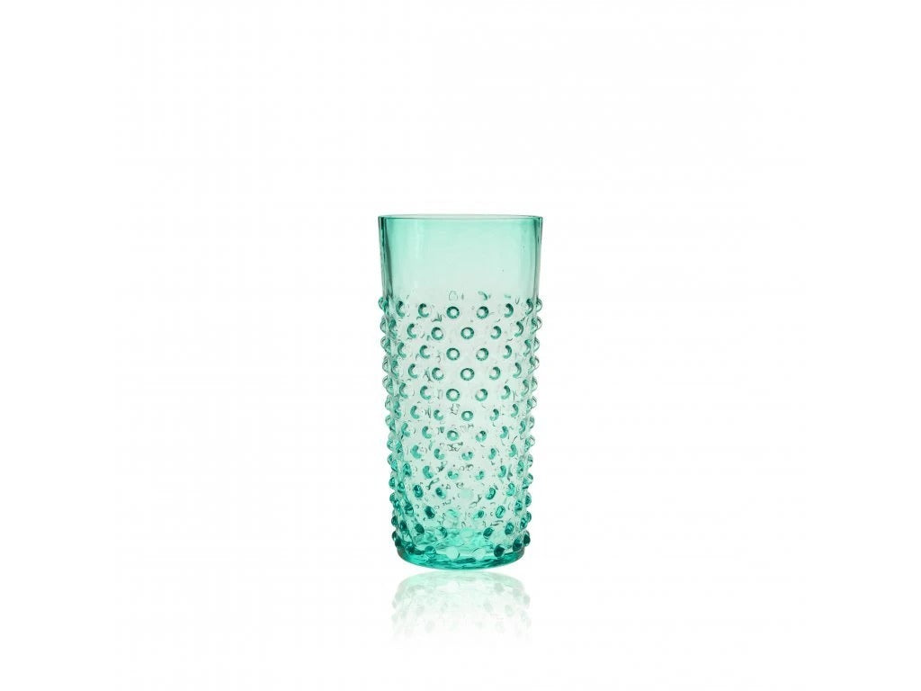 Beryl Hobnail Tumblers Large
