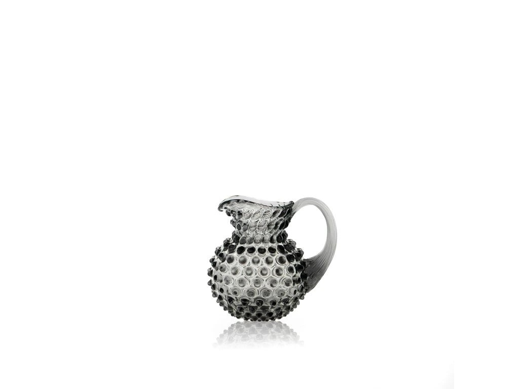 Grey Smoke Hobnail Creamer