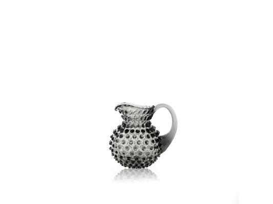 Grey Smoke Hobnail Creamer