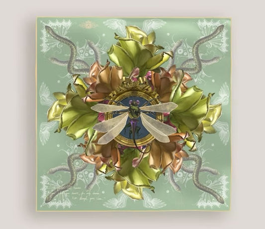 Tim Cantor Silk Scarf - Twice Told Tale