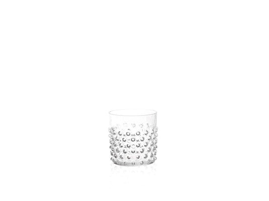 Clear Hobnail Whiskey Glass