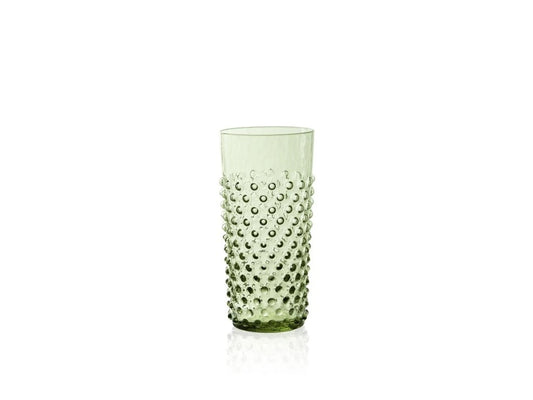Olive Green Hobnail - Tumblers Large