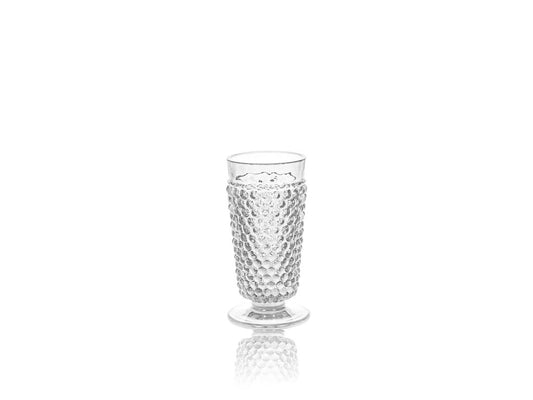 Clear Hobnail Goblet