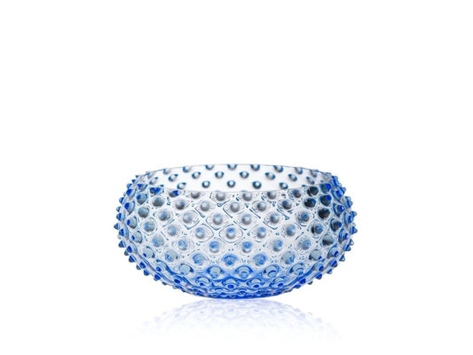 Light Blue Hobnail Large Bowl