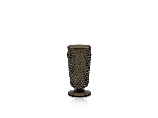 Black Smoke Hobnail Goblet