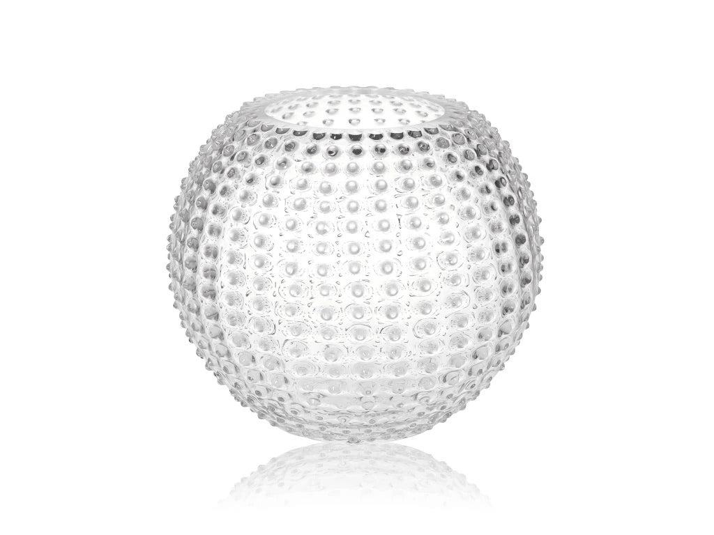 Clear Hobnail Vase Large