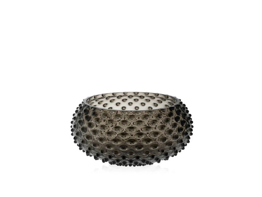 Black Smoke Hobnail Large Bowl