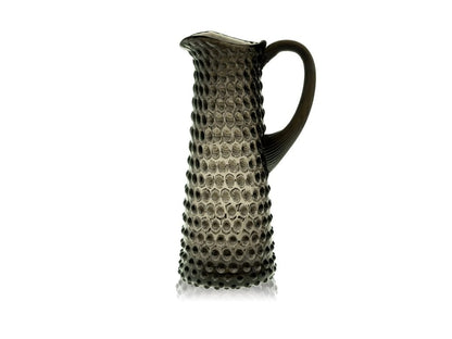 Black Smoke Hobnail Jug Tall