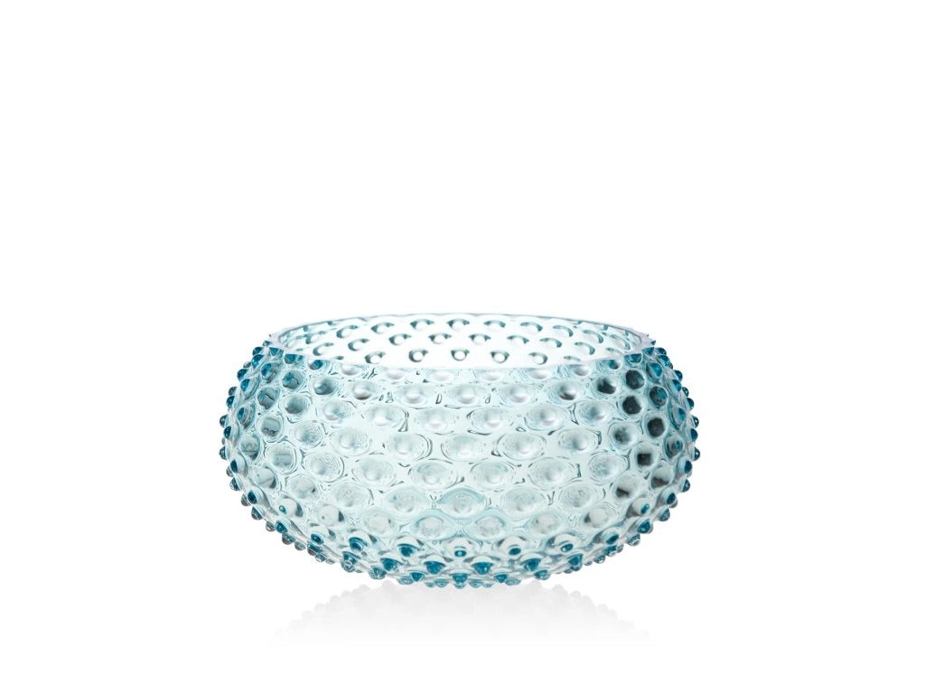 Underlay Aquamarine Hobnail Large Bowl