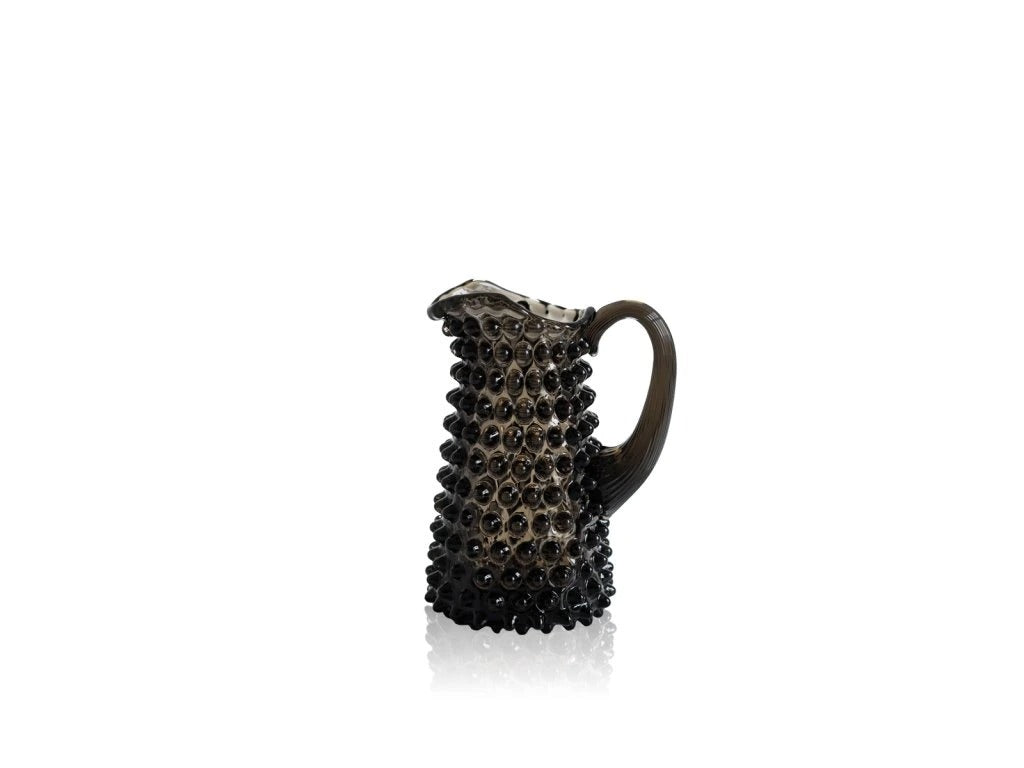 Black Smoke Hobnail Jug Tall