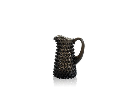 Black Smoke Hobnail Jug Tall