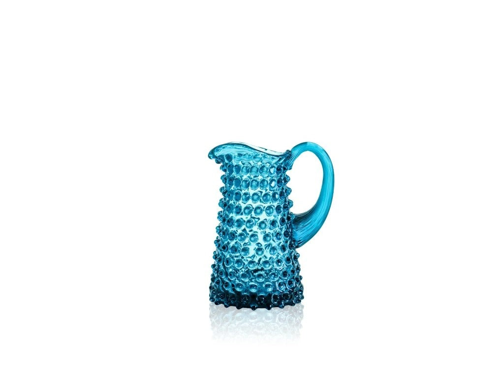 Aquamarine Hobnail Mini Tall Jug