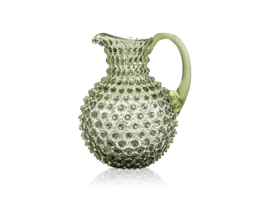 Olive Green Hobnail - Jug