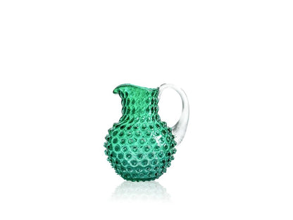 Underlay Dark Green Hobnail Jug